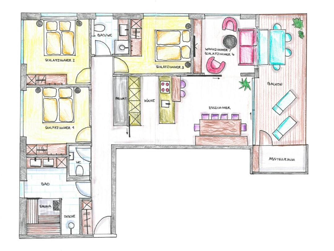 Verwall Apartment Arlberg - Mit Sauna, Balkon Und Skiraum Вальд-ам-Арльберґ Екстер'єр фото